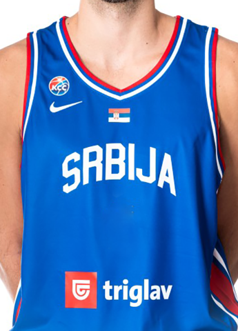 Dres muški plavi Srbija - SR M NK TM BB JSY HM-ROYAL BLUE/WHITE/UNIVERSITY RED