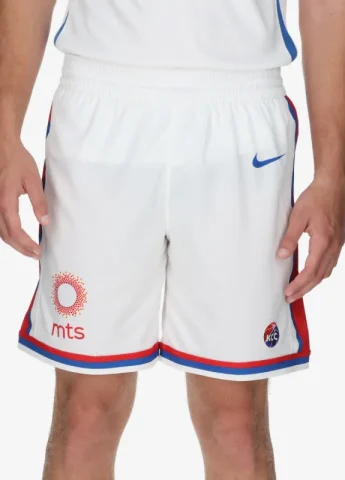 Šorc muški beli - SR M NK TM BB SHORT AW-WHITE/ROYAL BLUE/UNIVERSITY RED